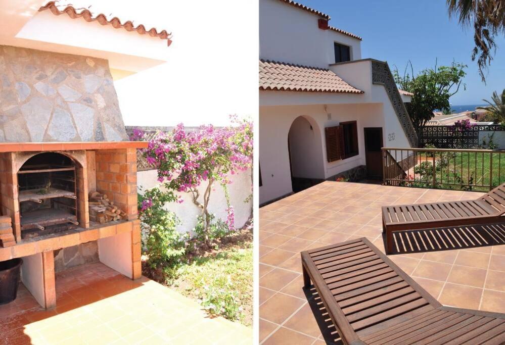 Los Cisnes Encantadora Casa Con Jardin Y Estudio Vista Al Mar El Médano Exterior foto